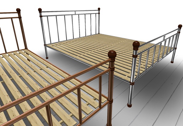 0005372 Mesh Iron Bed Frame FULLPERM