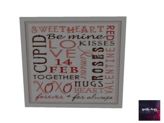 SP Love words Valentine's Card