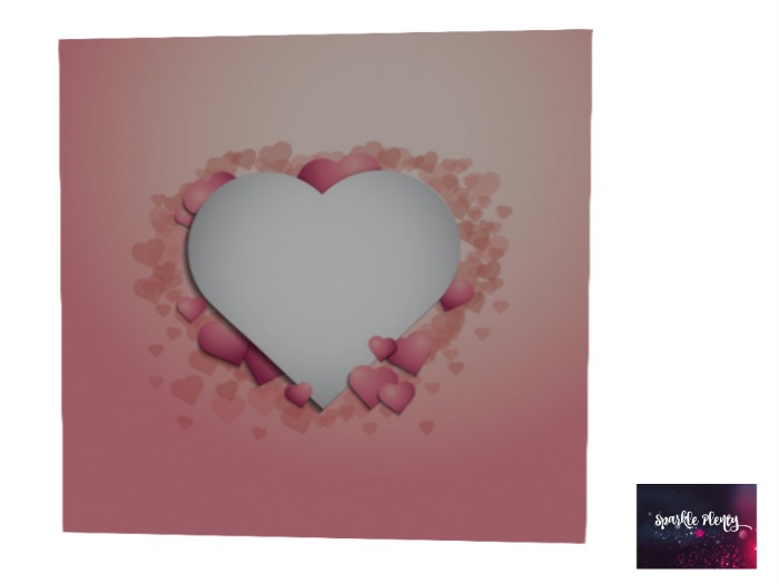SP Pink Heart Valentine's Card