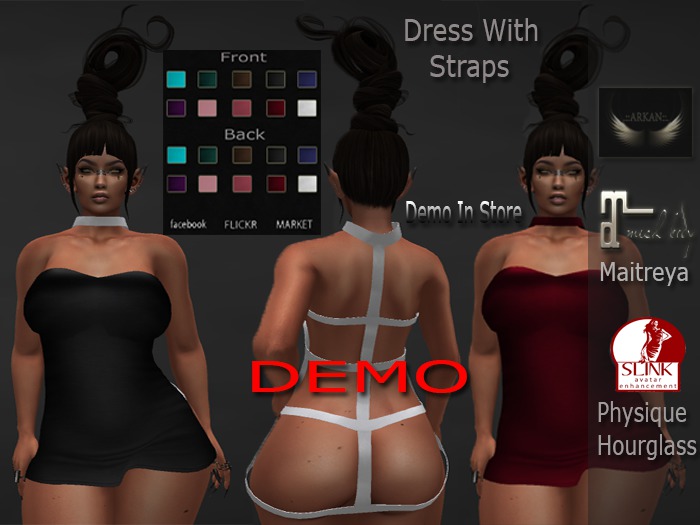.::Arkan::. Dress With Straps {DEMO}