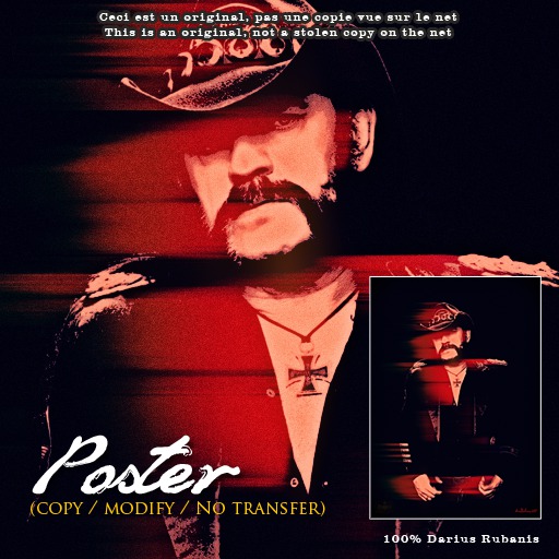 Poster Lemmy by Darius (2017)