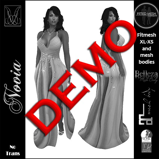 ~JCD Novia2 Mesh Gown (bagged) DEMO