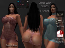.::Arkan::. Dress With Straps Fishnet{Fitmesh}