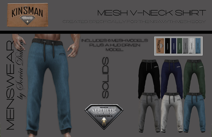 [KINSMAN] Lounge Pants Solids FATPACK