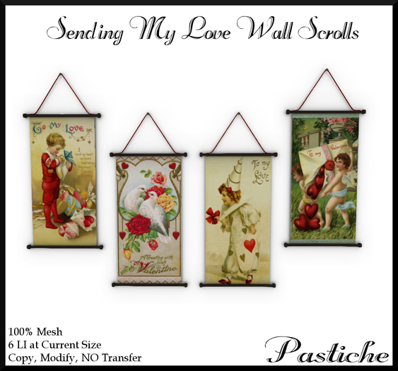 *Pastiche* Sending My Love Wall Scrolls [Crated]