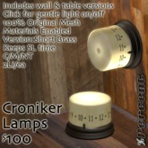 % Chroniker Lamp (singles/brass) *MESH*