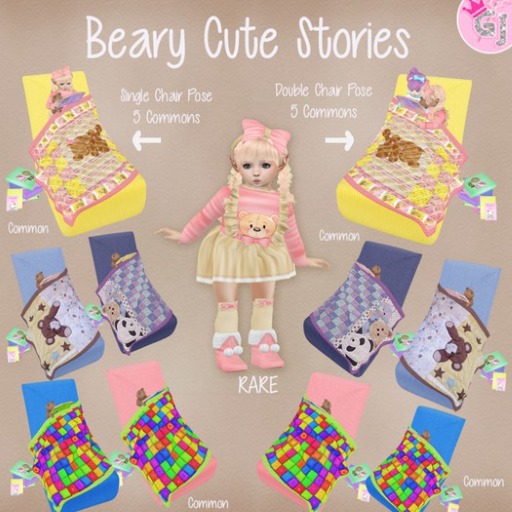 Glitter Junkie - Beary Cute Stories  Blue Bear (Single)