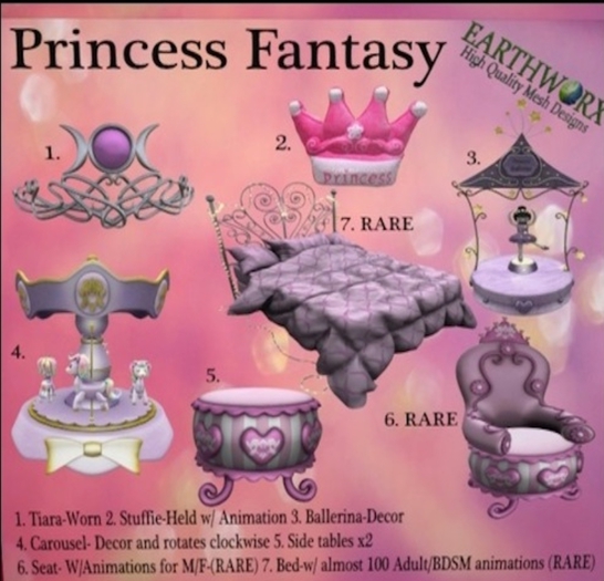 {:.EARTHWORX.:} (2) Princess Stuffie [BOX]