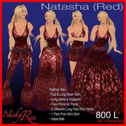 Nicky Ree Gown - Natasha Red
