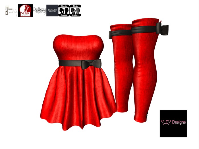 *{LD}* Candy Outfit - Red