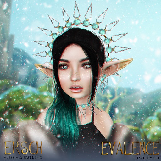 ERSCH - Evalence Jewelry Set (ruby)