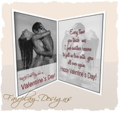 ~FDA~ Falling All Over Again Valentine Card*TOUCH ME*