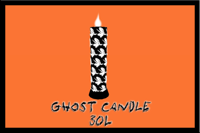 ghost Candle: Halloween Freebie!
