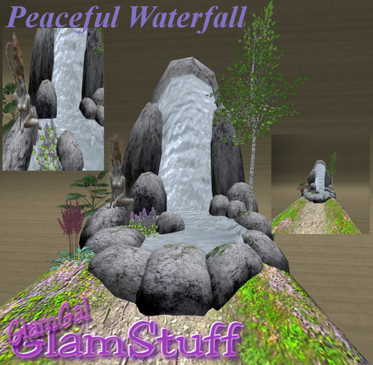 GG GlamStuff Waterfall w/ statue
