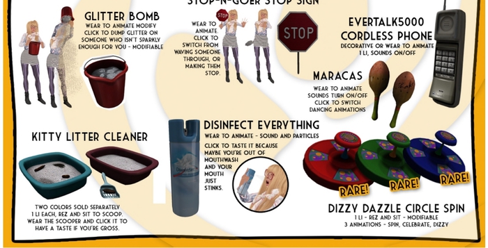 -RC- Things For You Box - Dizzy Dazzle Circle Spin (blue) RARE