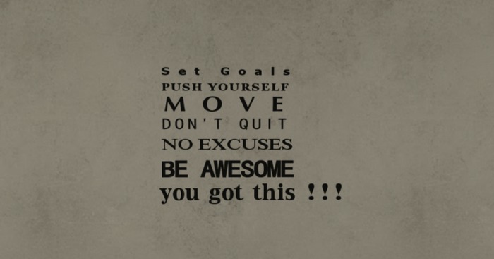 Furnishing & Whatnots - Set Goals - Black