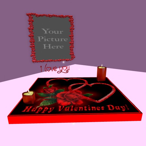 Valentines Day w/picture frame
