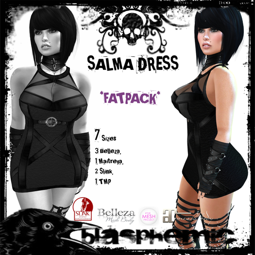 BLASPHEMIC - SALMA DRESS - FATPACK