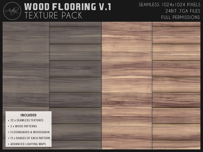 [AC] Seamless Wood Flooring V.1 Textures Pack