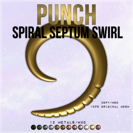 PUNCH / Spiral Septum Swirl ♥