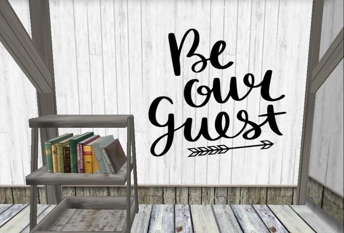 Sign Up Art - Be Our Guest