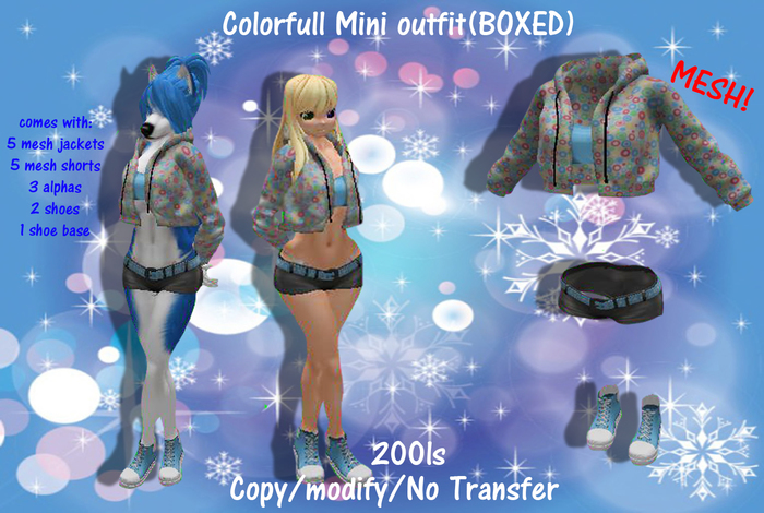 Colorfull Mini outfit(BOXED)