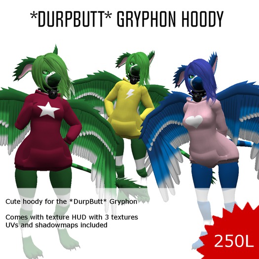 *DurpButt* Gryphon - Hoody