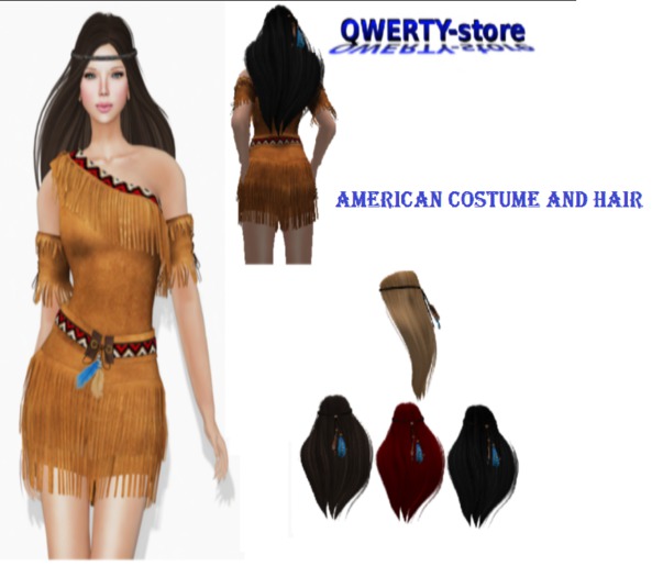 Native American Costume QWERTY-store