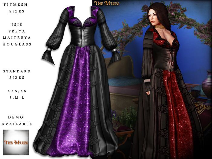 The Muses . Coronation . Black/Purple