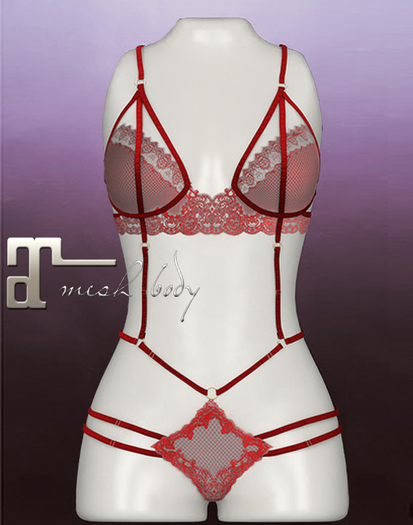 Violent Seduction - Agape Lingerie (Red) RARE