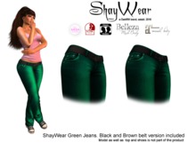 ShayWear Green Jeans