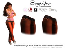 ShayWear Orange Jeans