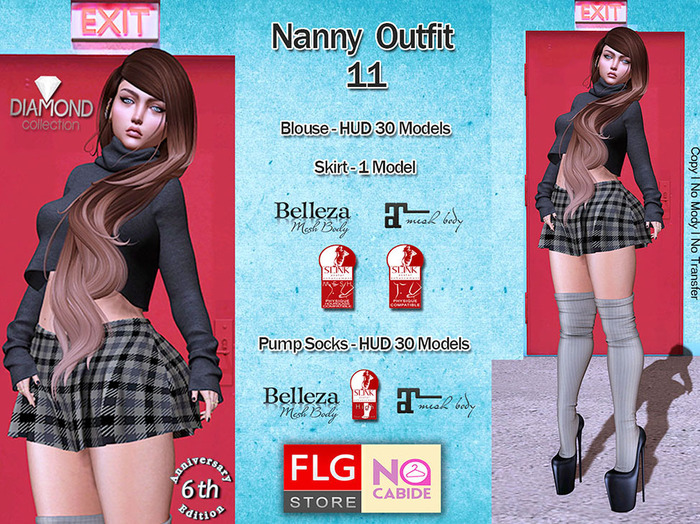 ::FLG NO CABIDE - Nanny Outfit 11  - Diamond Collection ::