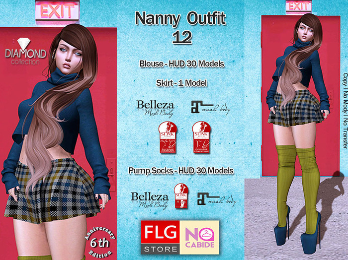 ::FLG NO CABIDE - Nanny Outfit 12  - Diamond Collection ::