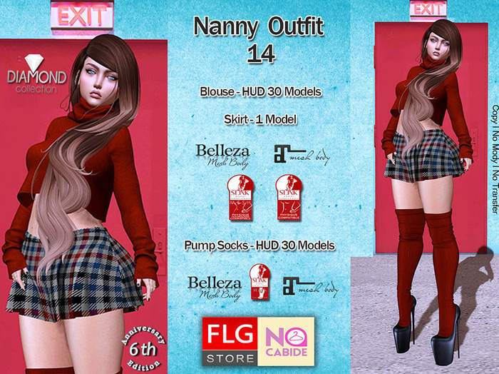 ::FLG NO CABIDE - Nanny Outfit 14  - Diamond Collection ::