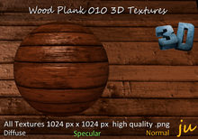 JU Wood Plank 010 3D Textures Full Perm