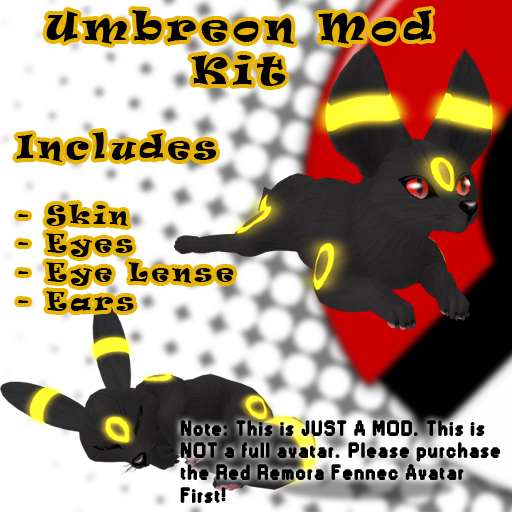 [WP]Red Remora Fennec Umbreon Mod Kit
