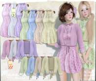 :: PM :: Masami Dress in Baby Yellow MESH