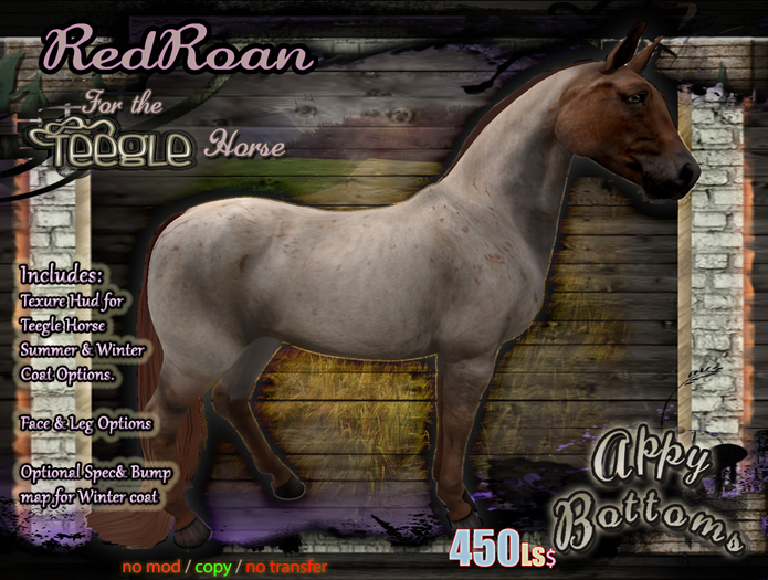 ~AppyBottoms~ Teegle Texture -RedRoan