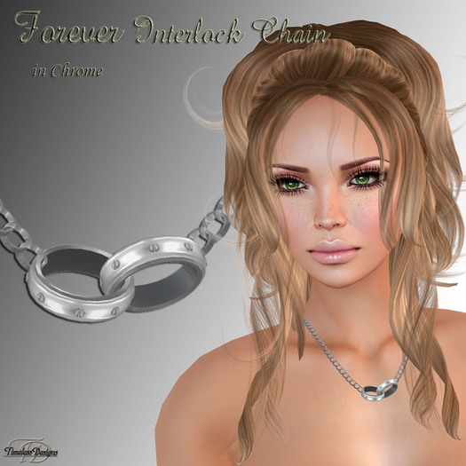 Forever Interlock Chain in Chrome (F)