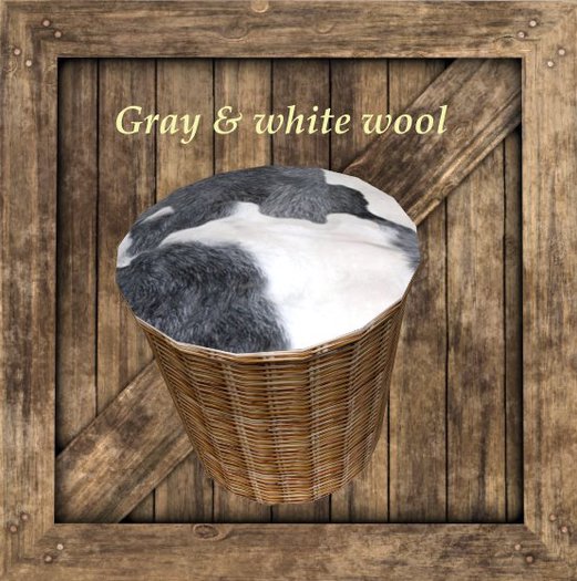 gray & white wool bc