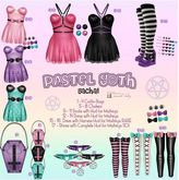 Luas Pastel Goth Coffin Bag Purple