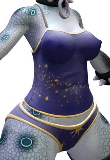 Starry tank top and undies
