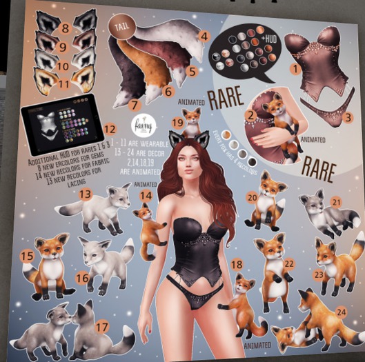 Fawny - Jolly Foxes(13) - Decor