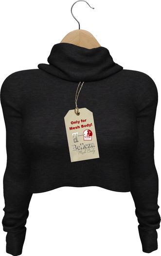 J.H.C *Juli* Crop Sweater (BLACK)