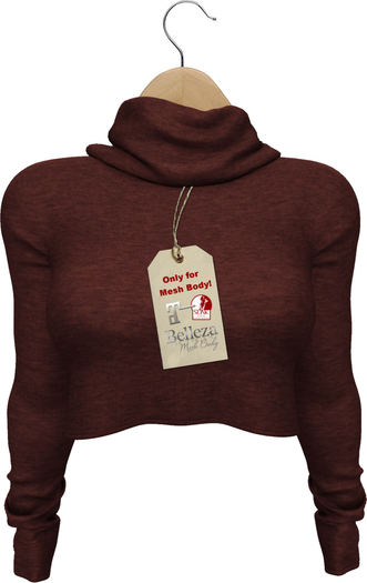 J.H.C *Juli* Crop Sweater (RUSTY)