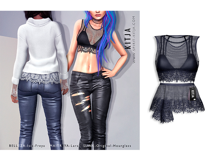 KITJA - Yuna Top NAVY