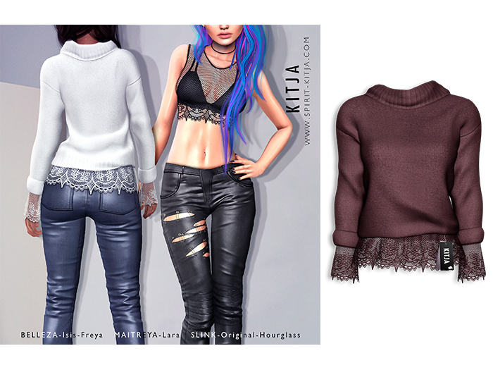 KITJA - Yuna Sweater VINOUS