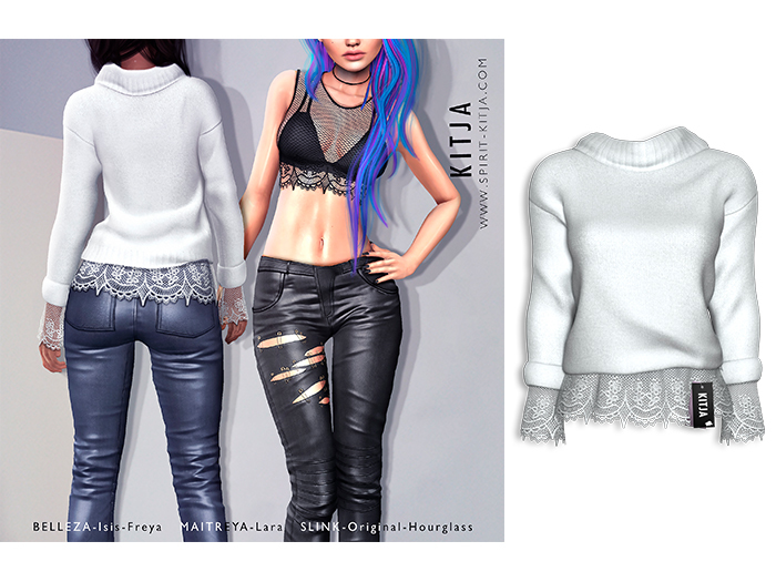 KITJA - Yuna Sweater WHITE