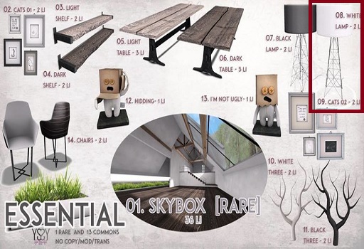 *YS&YS* Essential Black Lamp